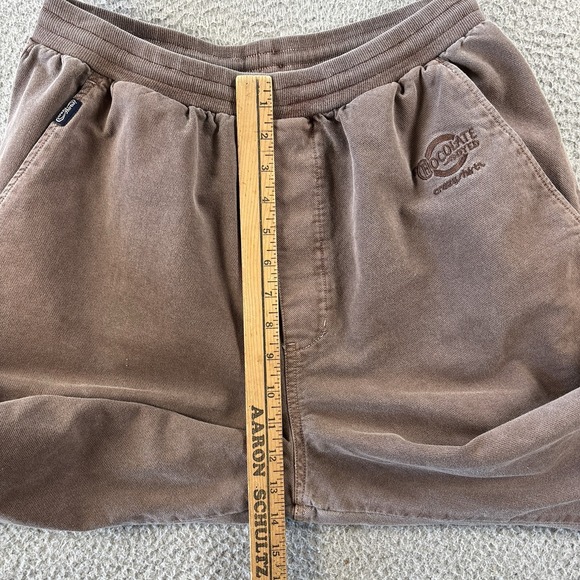 Crazy Shirts Hawaii Pants Mens Large Joggers Chocolate Dyed Beige Drawstring - Picture 7 of 15